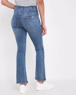 Dream Sculpt Mid Blue Bootcut Jeans| Mid Blue -Trendy Rae Sales x01uy099753w