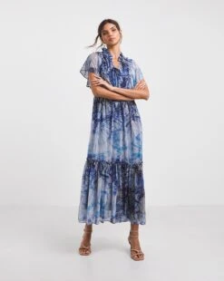 Jo By Joanna Hope Tie Dye Print Dress| Blue Print 9 Jo By Joanna Hope Tie Dye Print Dress| Blue Print -Trendy Rae Sales x01wi309707w