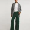 Pull On Super Stretchy Scuba Crepe Trousers| Green -Trendy Rae Sales x01zf219793w
