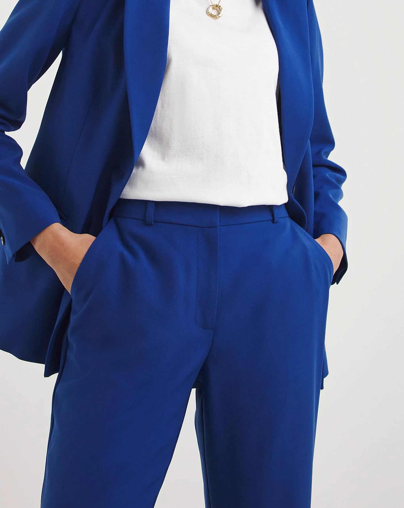 Cobalt Straight Leg Trousers| Cobalt 6 Cobalt Straight Leg Trousers| Cobalt - Image 4