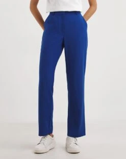 Cobalt Straight Leg Trousers| Cobalt 9 Cobalt Straight Leg Trousers| Cobalt -Trendy Rae Sales x01zv875738w