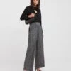 Wide Leg Glitter Knit Pull On Trouser| Black/Silver 1 Wide Leg Glitter Knit Pull On Trouser| Black/Silver -Trendy Rae Sales x01zz111745w