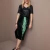 Pull On Sequin Midi Pencil Skirt| Green -Trendy Rae Sales x01zz384764g