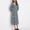 Julipa Jersey Square Neck Dress| Blue Floral 1 Julipa Jersey Square Neck Dress| Blue Floral -Trendy Rae Sales x07vh288725w