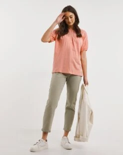 Julipa Broderie Detail Jersey Top| Pink 9 Julipa Broderie Detail Jersey Top| Pink -Trendy Rae Sales x07vh834738w