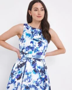 Joanna Hope Blue Floral Prom Dress & Shrug| Print -Trendy Rae Sales x07wi597737w