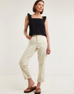 Frill Sleeve Top| Black -Trendy Rae Sales y01aa623706w