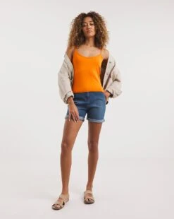 Red/Orange/Green 3 Pack Basic Cotton Camis| Red/Orange/Green -Trendy Rae Sales y01ab788740w