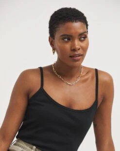 2 Pack Longline Sleeveless Jersey Cami| Black/White 10 2 Pack Longline Sleeveless Jersey Cami| Black/White -Trendy Rae Sales y01ab844758w