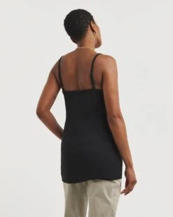 2 Pack Longline Sleeveless Jersey Cami| Black/White 9 2 Pack Longline Sleeveless Jersey Cami| Black/White -Trendy Rae Sales y01ab844759w