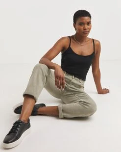 2 Pack Longline Sleeveless Jersey Cami| Black/White 11 2 Pack Longline Sleeveless Jersey Cami| Black/White -Trendy Rae Sales y01ab844760w