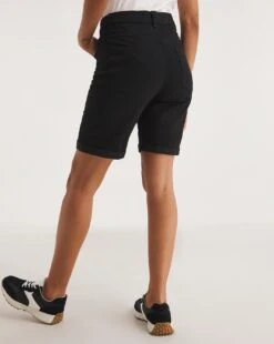 Black 24/7 Knee Shorts| Black -Trendy Rae Sales y01fc758742w