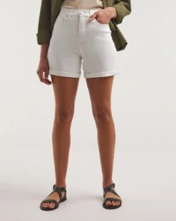 White 24/7 Mid Shorts| White -Trendy Rae Sales y01fc778720w