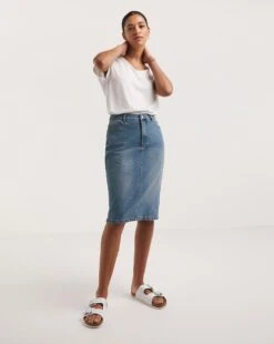 New Blue 24/7 Skirt| Blue