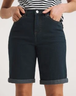 Indigo 24/7 Knee Shorts| Indigo 9 Indigo 24/7 Knee Shorts| Indigo -Trendy Rae Sales y01fc989745w
