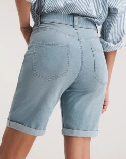 Authentic Light Wash 24/7 Knee Shorts| Light Wash -Trendy Rae Sales y01fc995748w