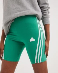 Adidas 3-Stripes Bike Shorts| Green -Trendy Rae Sales y01fg768747w