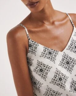 Mono Print Strappy Cami| Mono Print -Trendy Rae Sales y01gp002727w