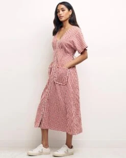 Nobody's Child Primrose Midi Dress| Brown -Trendy Rae Sales y01gq848503s