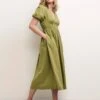 Nobody's Child Sansa Midi Dress| Green -Trendy Rae Sales y01gq854502s