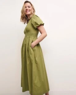 Nobody's Child Sansa Midi Dress| Green -Trendy Rae Sales y01gq854503s