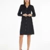 Calvin Klein Linen Midi Dress| Black -Trendy Rae Sales y01gq938502s