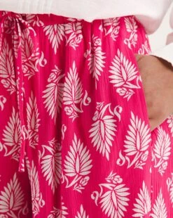 Pink Print Crinkle Wide Leg Trousers| Pink Print 9 Pink Print Crinkle Wide Leg Trousers| Pink Print -Trendy Rae Sales y01gz368738w