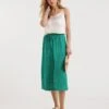 Green Geo Print Crinkle Culottes| Green Print -Trendy Rae Sales y01gz558720w