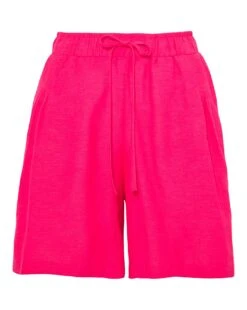 Pink Linen Mix Pleat Detail Shorts| Pink -Trendy Rae Sales y01gz612750s