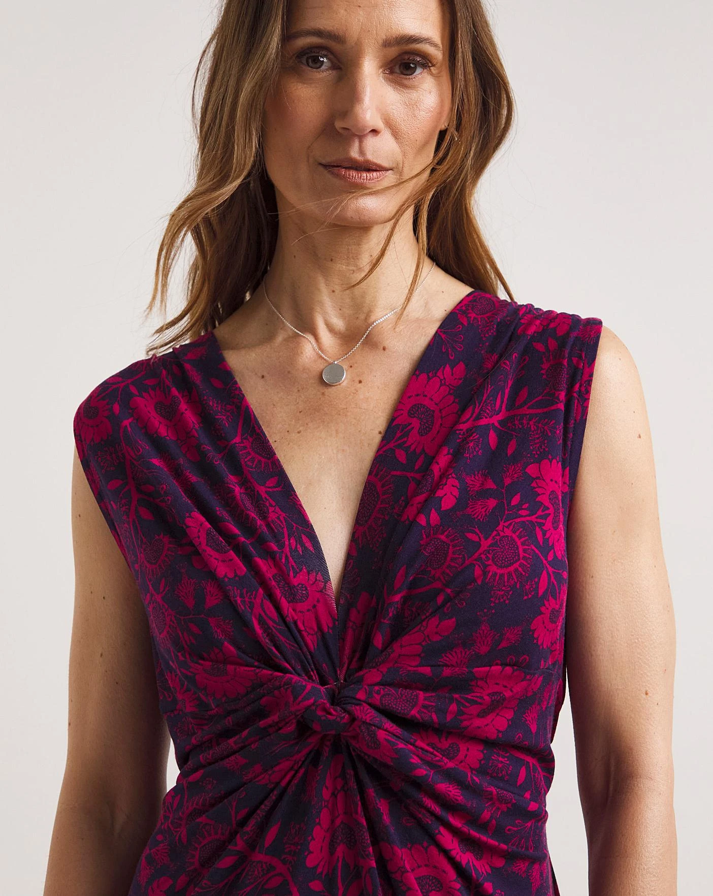 Joe Browns Must Have Marvellous Floral Print Maxi Dress| Plum 6 Joe Browns Must Have Marvellous Floral Print Maxi Dress| Plum - Image 4