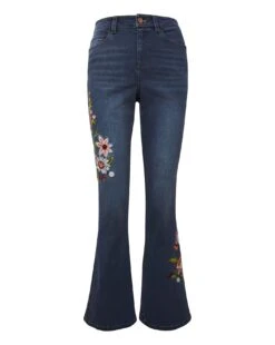 Joe Browns Carnival Embroidery Bootcut Jeans| Blue -Trendy Rae Sales y01if876727s