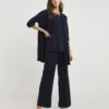 Joanna Hope Luxe Jersey Trouser Set| Navy -Trendy Rae Sales y01ii735802w
