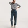 24/7 Vintage Indigo Boyfriend Jeans Made With Organic Cotton| Vintage Indigo