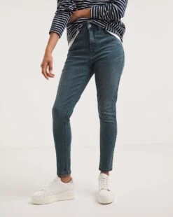 24/7 Vintage Blue Skinny Jeans Made With Organic Cotton| Vintage Blue -Trendy Rae Sales y01nb620736w