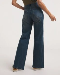 24/7 Vintage Indigo Wide Leg Jeans Made With Organic Cotton| Vintage Indigo -Trendy Rae Sales y01nb624738w