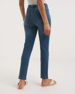 Bella Mid Blue Pull On Slim Leg Jeggings| Mid Blue -Trendy Rae Sales y01nb664738w
