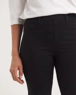 Bella Black Pull On Slim Leg Jeggings| Black -Trendy Rae Sales y01nb665737w
