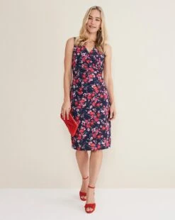 Phase Eight Aurelia Floral Dress| Navy Multi -Trendy Rae Sales y01nl288571s
