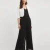Joanna Hope Pleated Palazzo Chiffon Trouser| Black -Trendy Rae Sales y01ow531954w