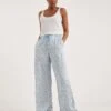 Spun Viscose Pull On Wide Leg Trouser| Blue Print -Trendy Rae Sales y01pc355735w