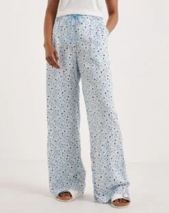 Spun Viscose Pull On Wide Leg Trouser| Blue Print -Trendy Rae Sales y01pc355736w