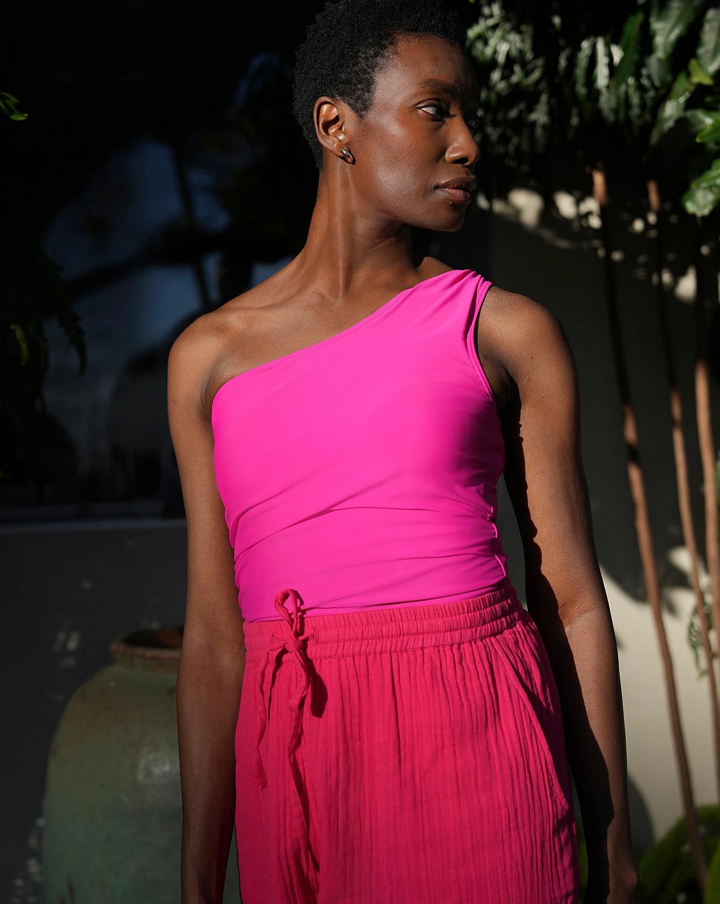 Watermelon Pink Soft Cotton Culottes| Watermelon 3 Watermelon Pink Soft Cotton Culottes| Watermelon