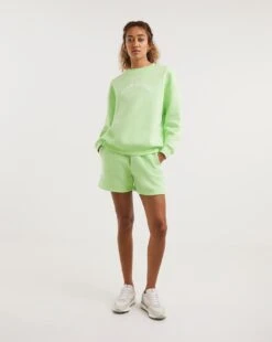 Pink Soda Krome Shorts| Green -Trendy Rae Sales y01ps134737w