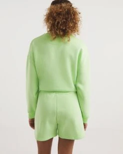 Pink Soda Krome Shorts| Green -Trendy Rae Sales y01ps134738w