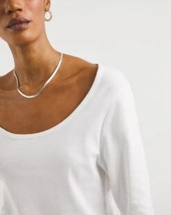 White/Pink 2 Pack 3/4 Sleeve Scoop Neck Tops| White/Pink -Trendy Rae Sales y01qb229737w