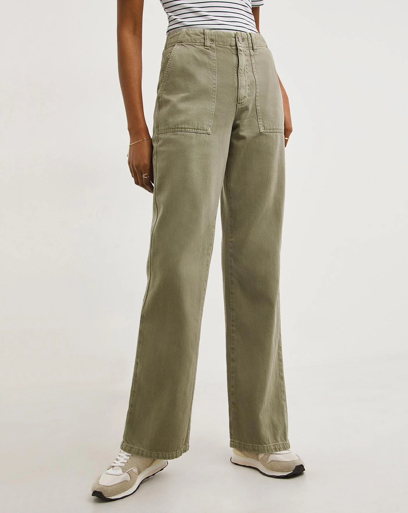 Khaki Straight Leg Cargo Jeans| Khaki 4 Khaki Straight Leg Cargo Jeans| Khaki - Image 2