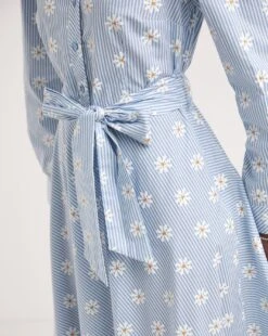 Joe Browns The Maybelle Shirt Midi Dress| Blue -Trendy Rae Sales y01ua593726w