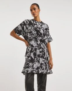 Religion Sublime Tunic| Black/White