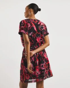 Religion Mini Dress| Red Multicolour -Trendy Rae Sales y01ux297738w