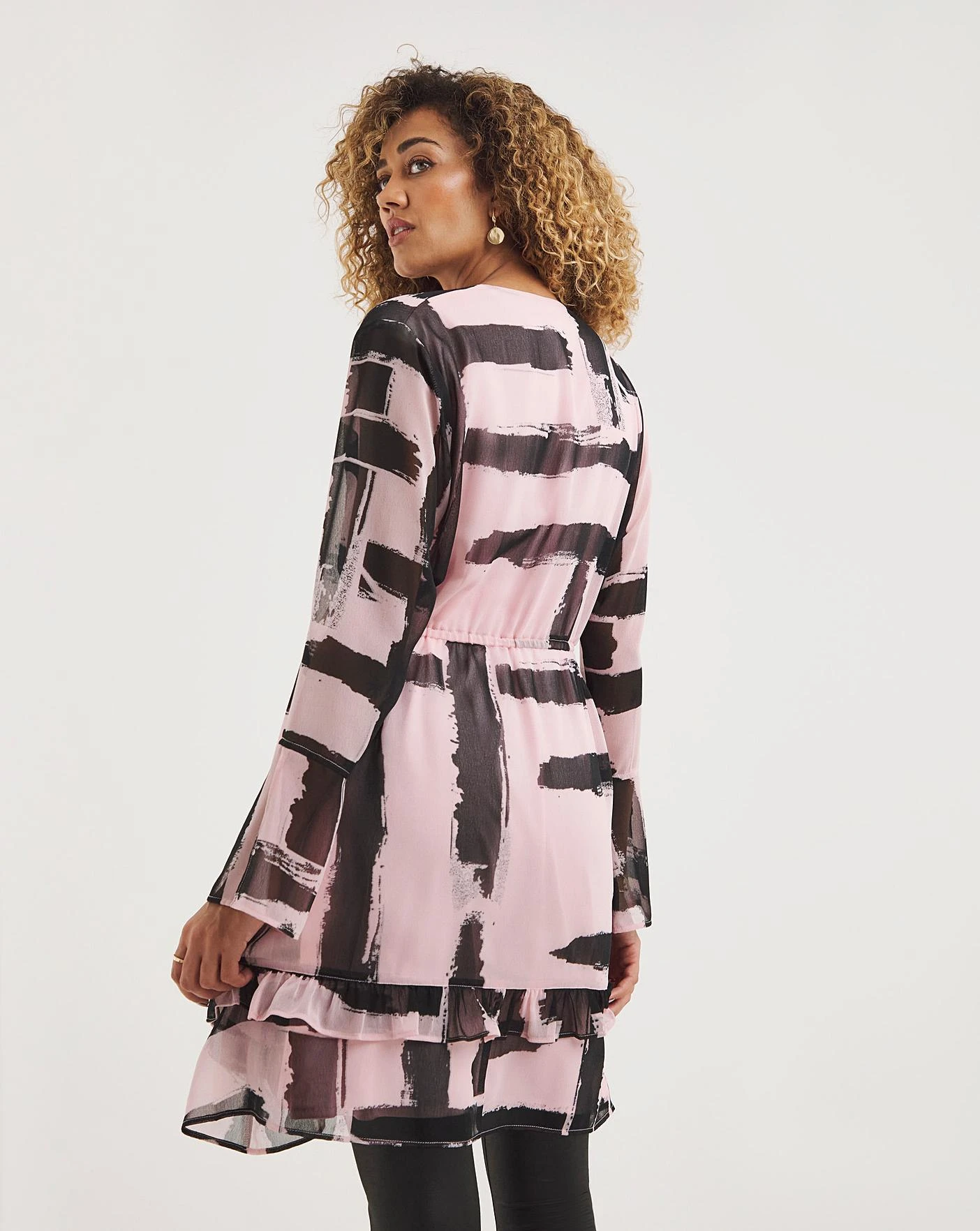 Religion Ashley Tunic Dress| Pink Multi-coloured 5 Religion Ashley Tunic Dress| Pink Multi-coloured - Image 3